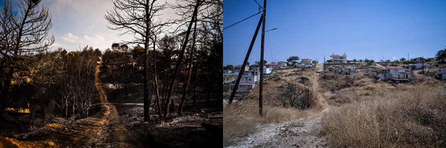 Μάτι, ένας χρόνος μετά: 15 εικόνες από την τραγωδία στην ελπίδα