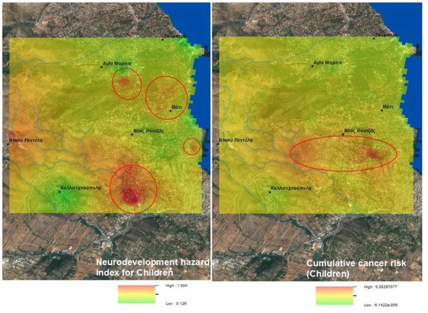 Φωτιά στο Μάτι: Αμίαντο, μέταλλα και οργανικά προϊόντα καύσης εντόπισε μελέτη του ΑΠΘ