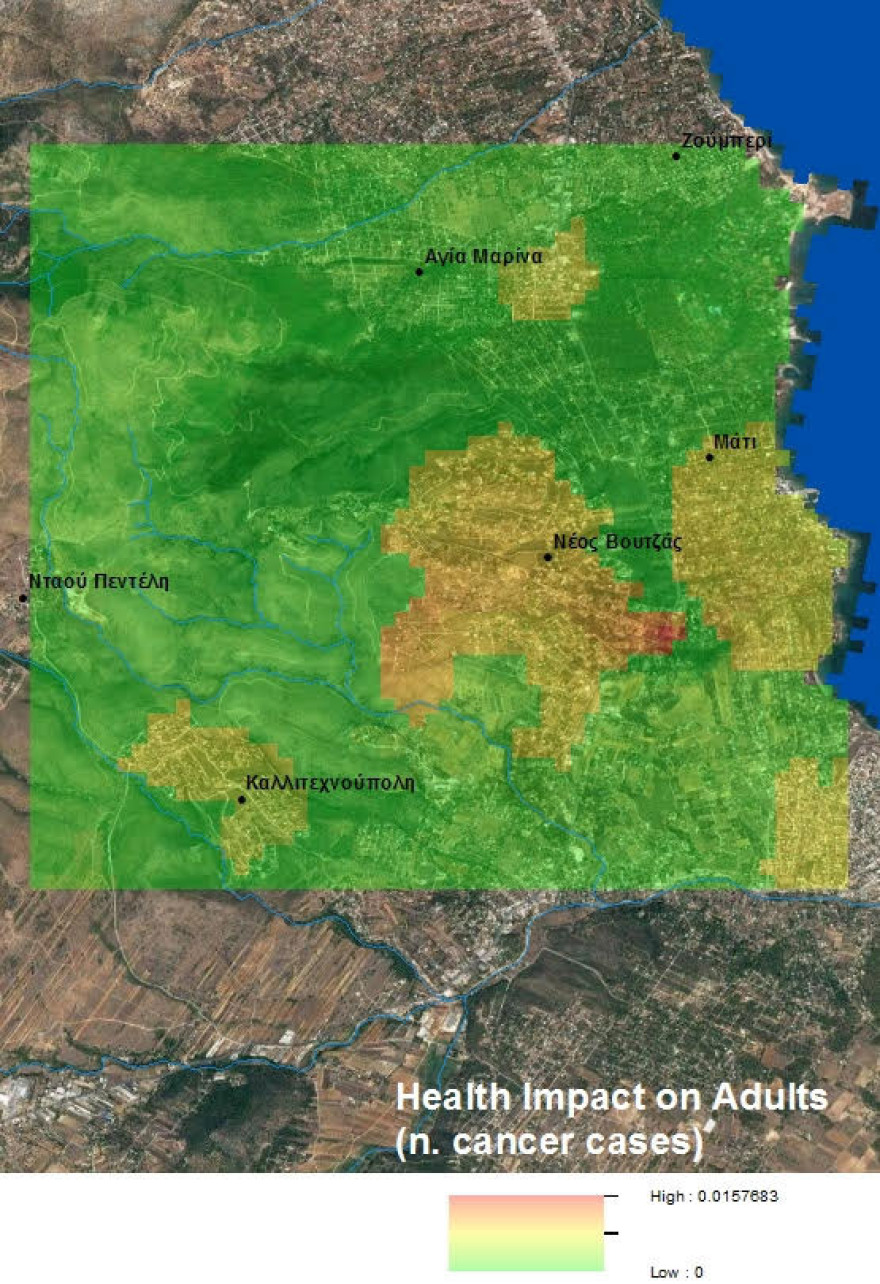 Φωτιά στο Μάτι: Αμίαντο, μέταλλα και οργανικά προϊόντα καύσης εντόπισε μελέτη του ΑΠΘ