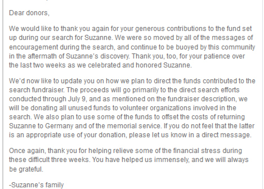 Σούζαν Ίτον: Συγκινητική δωρεά από την οικογένεια της Αμερικανίδας βιολόγου