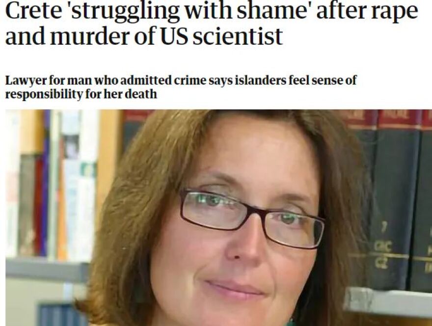 Guardian: Η Κρήτη «παλεύει με την ντροπή» μετά τη δολοφονία της Αμερικανίδας βιολόγου