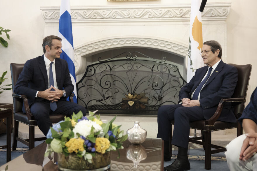 Μητσοτάκης:  Ελλάδα και Κύπρος θα αντιμετωπίσουν από κοινού τις προκλήσεις με σιγουριά και αυτοπεποίθηση