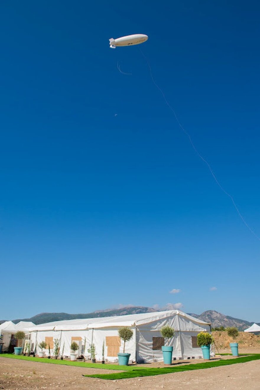 Φωτογραφίες: Ξεκίνησε η επιτήρηση θαλάσσιων συνόρων με ζέπελιν