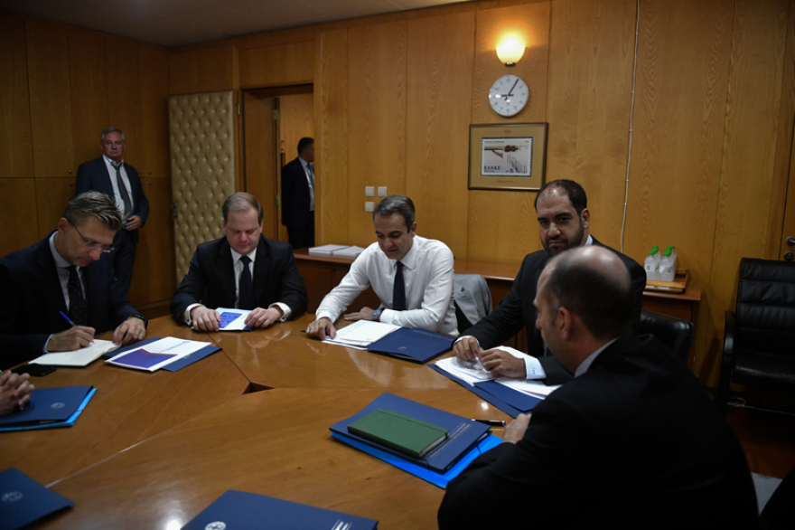 Στο υπουργείο Υποδομών και Μεταφορών ο Κυριάκος Μητσοτάκης - Σε εξέλιξη σύσκεψη