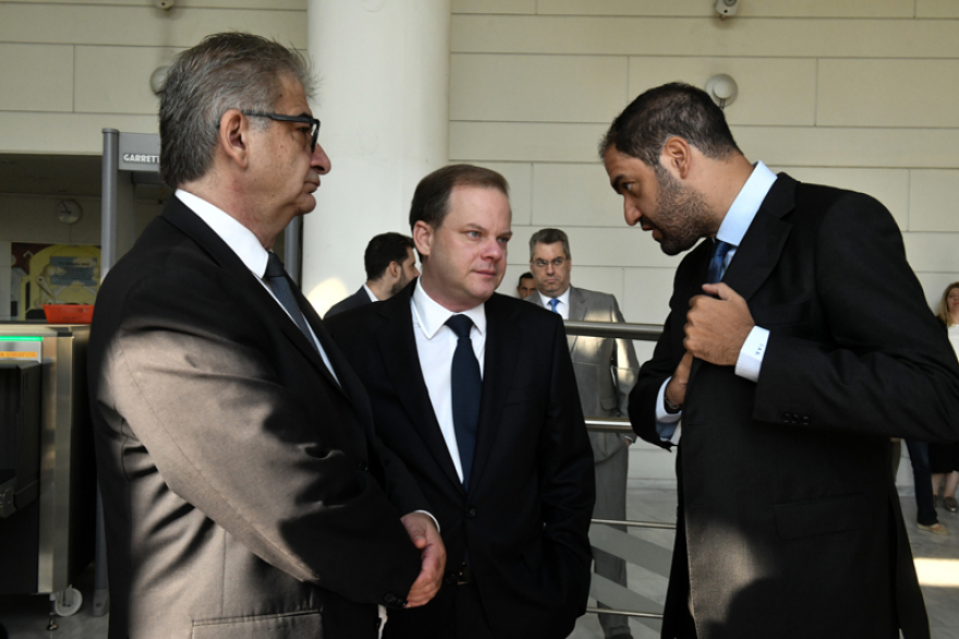 Στο υπουργείο Υποδομών και Μεταφορών ο Κυριάκος Μητσοτάκης - Σε εξέλιξη σύσκεψη