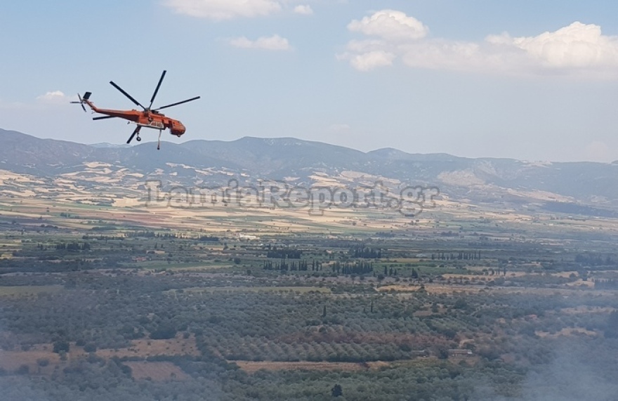Πυρκαγιά στην Τιθορέα Φθιώτιδας: Ενισχύθηκαν οι δυνάμεις - Καλύτερη η κατάσταση σύμφωνα με την πυροσβεστική 