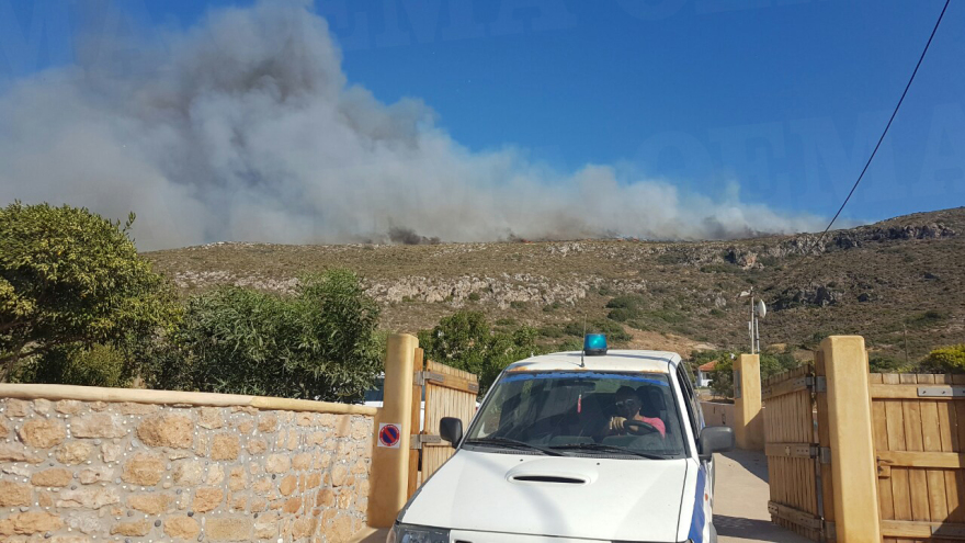 Πυρκαγιά στην Ελαφόνησο 