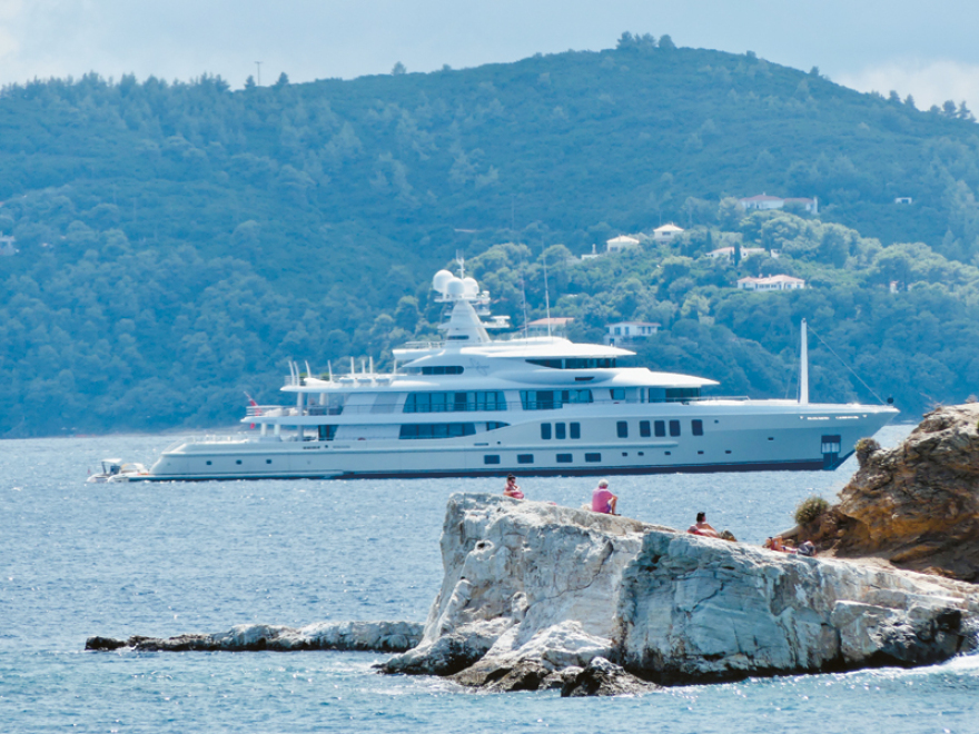 Σκιάθος: Πασαρέλα για dream yachts 