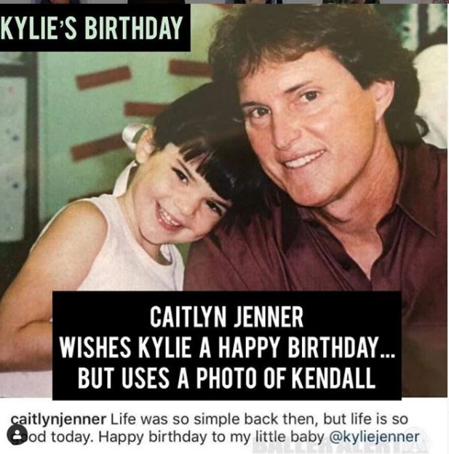 Η Κέιτλιν Τζένερ μπέρδεψε τις κόρες της κι ευχήθηκε λάθος «χρόνια πολλά»