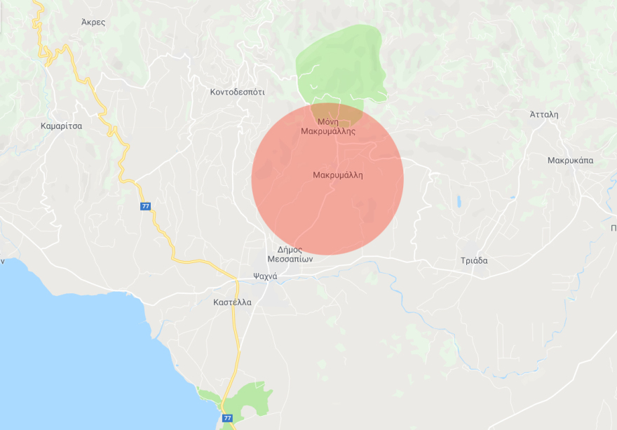 Εκτός ελέγχου η φωτιά στην Εύβοια - Εκκενώθηκαν τέσσερα χωριά