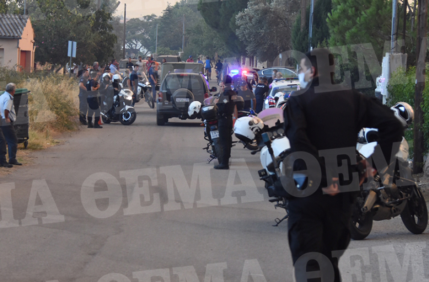 Φωτιά στην Εύβοια: Εκκένωσαν σπίτια έξω από τα Ψαχνά