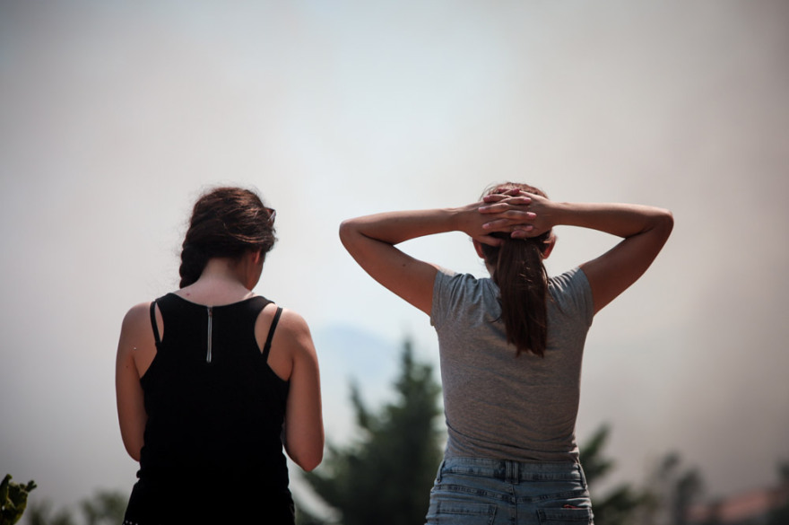 Φωτιά στην Εύβοια: Εικόνες αγωνίας και απόγνωσης από τον πύρινο εφιάλτη