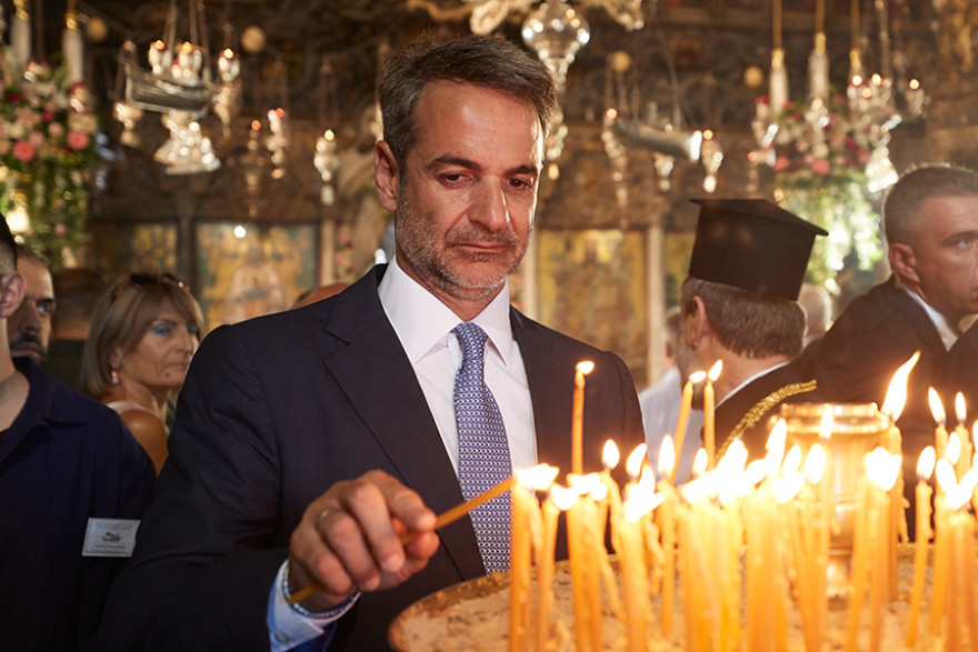 Μητσοτάκης από Τήνο: Η Ελλάδα ατενίζει το μέλλον με αισιοδοξία, η σκέψη μας στους πολίτες που δοκιμάζονται από τις φωτιές