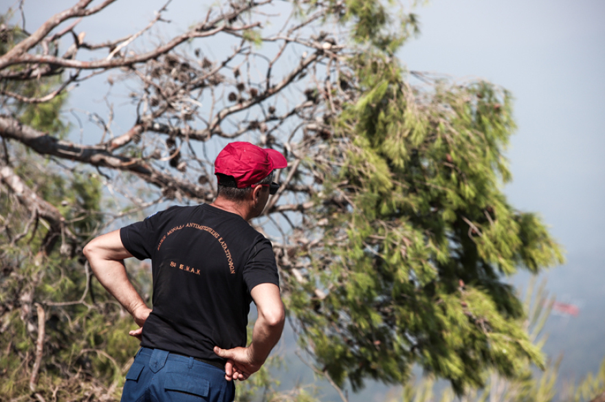Φωτιά στην Εύβοια: Δοκιμάζονται οι αντοχές των πυροσβεστών - Δείτε φωτογραφίες