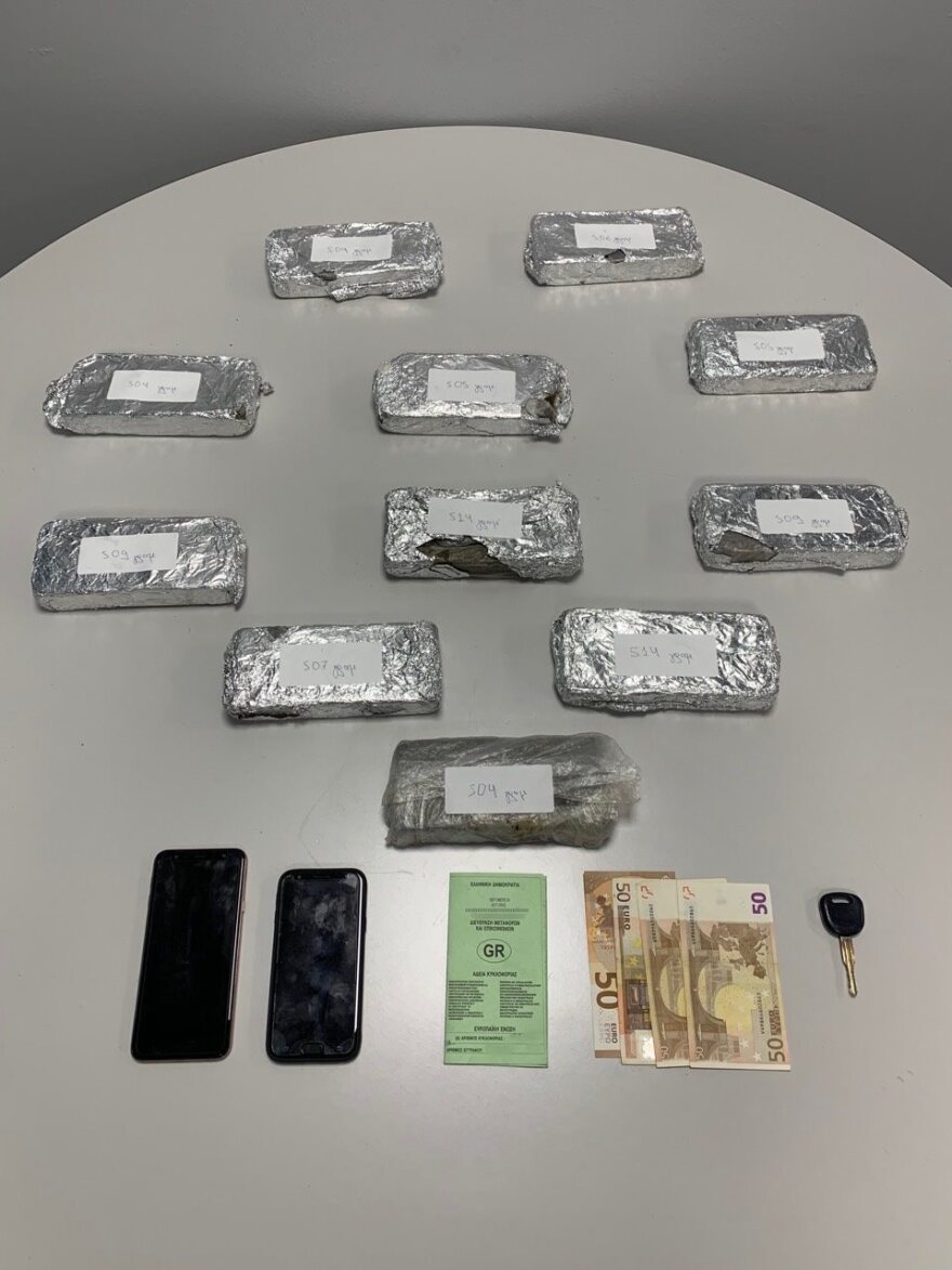 Θεσσαλονίκη: Με 5,5 κιλά ηρωίνης συνελήφθη ζευγάρι στα διόδια Μαλγάρων