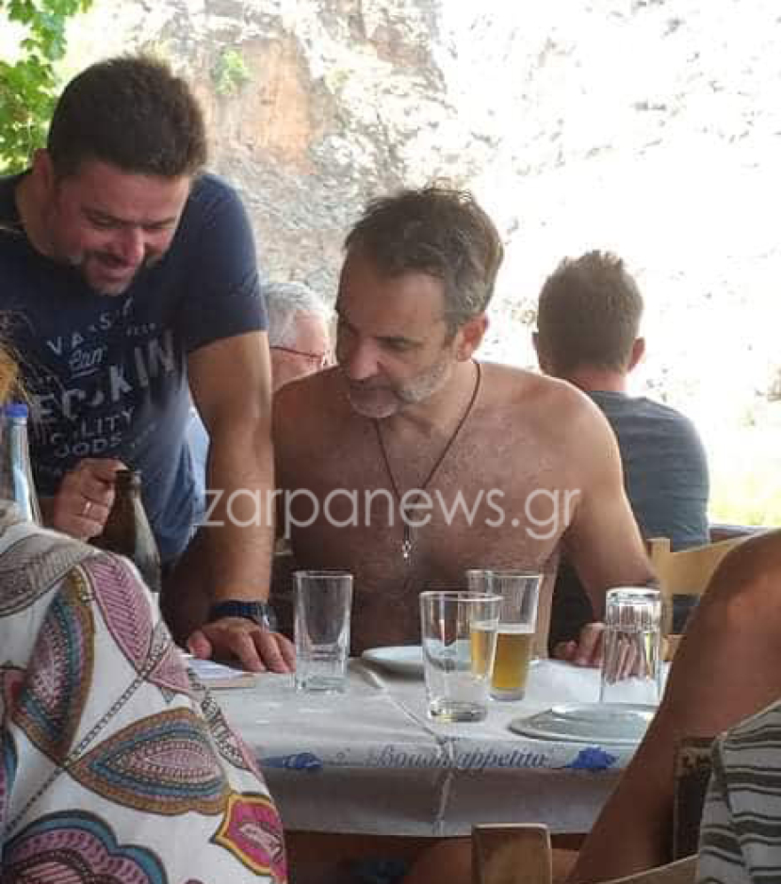 Ο Κυριάκος Μητσοτάκης επέστρεψε στα Χανιά