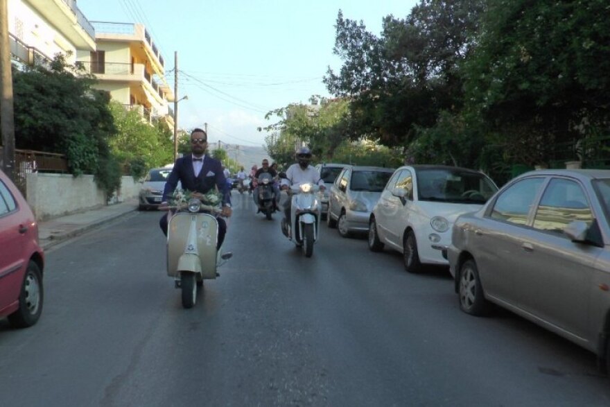 Χανιά: Ο γαμπρός...ήξερε από Vespa