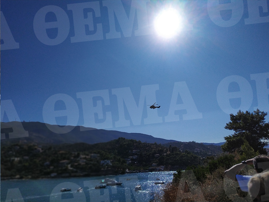 Έπεσε ελικόπτερο ανάμεσα σε Γαλατά και Πόρο