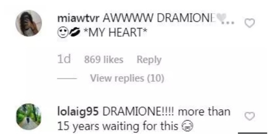 Ζευγάρι η Ερμιόνη και ο Ντράγκο από το Χάρι Πότερ;