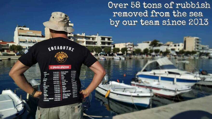 Έβγαλαν 58 τόνους σκουπιδιών από τους ελληνικούς βυθούς μέσα σε έξι χρόνια 