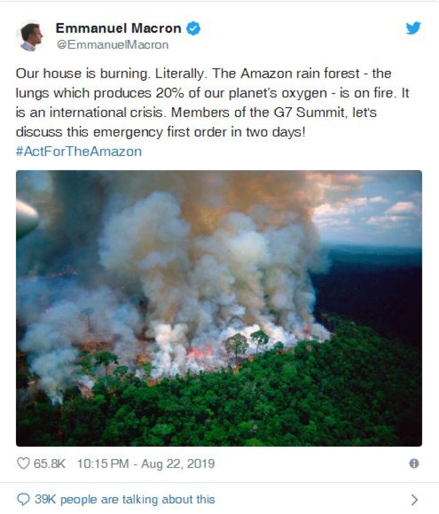 Ο Αμαζόνιος φλέγεται - Μαντόνα, Ντι Κάπριο, Ρονάλντο και Σακίρα ανησυχούν