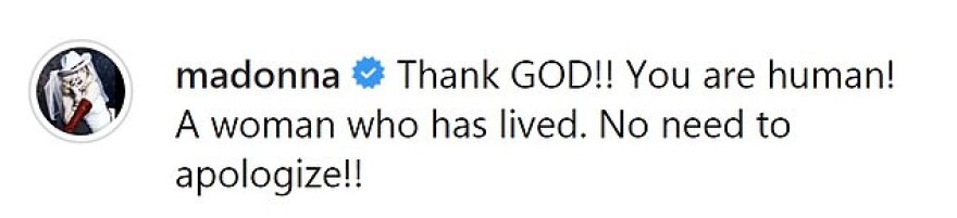 Η Μαντόνα στηρίζει Μάιλι Σάιρους: Είσαι μια γυναίκα που ζει τη ζωή της!