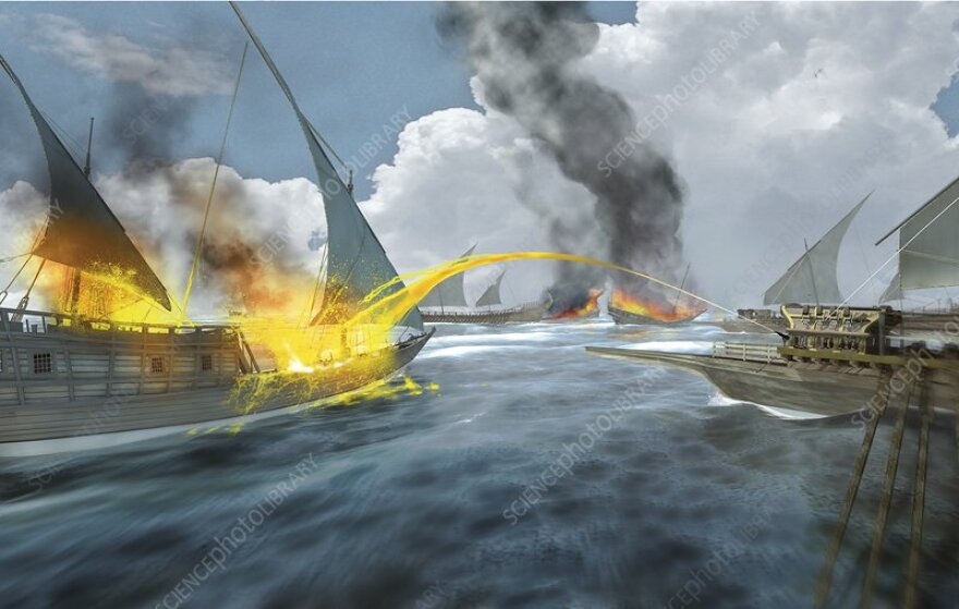 Υγρό(ν) πυρ: Το φοβερό μυστικό όπλο της Βυζαντινής Αυτοκρατορίας