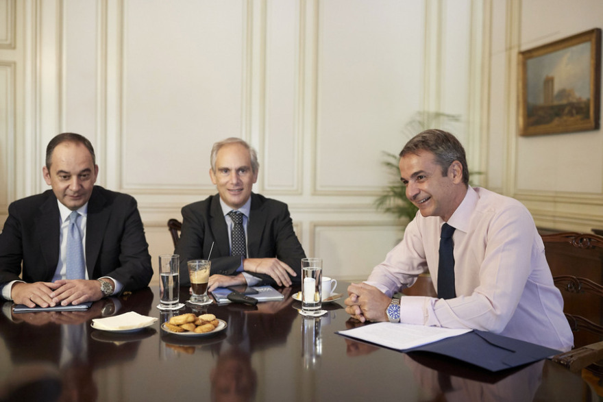 Με τον ιδρυτή της πρωτοβουλίας Safe Water Sports συναντήθηκε ο Κυριάκος Μητσοτάκης