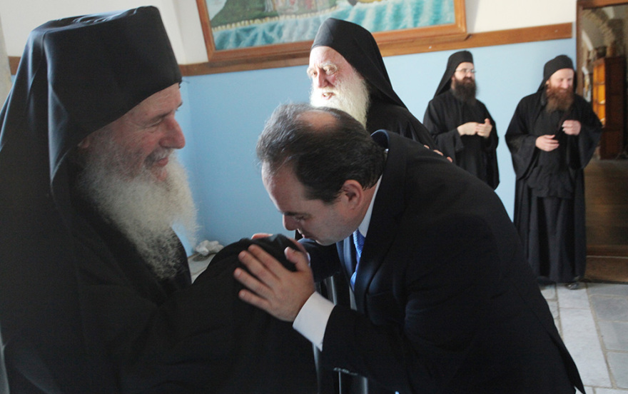 Κώστας Δήμτσας: Σε κλίμα συγκίνησης η αποχαιρετιστήρια ομιλία του διοικητή του Αγίου Όρους