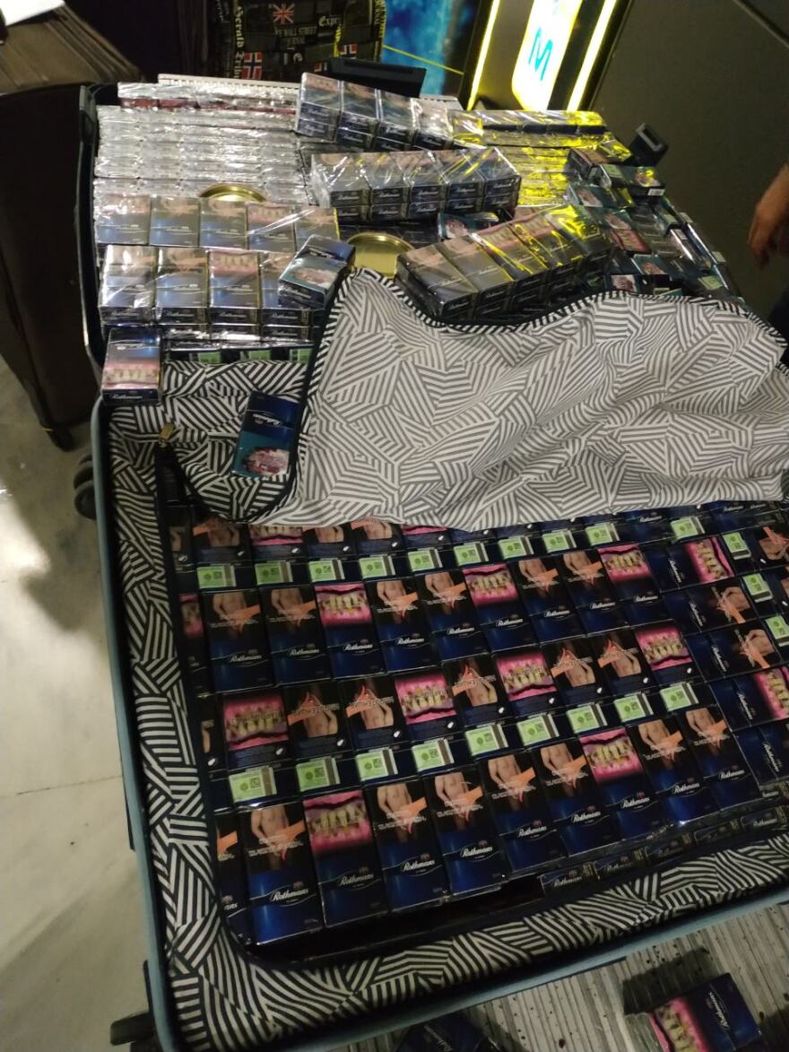 Κατάσχεση πάνω από 20.000 λαθραίων τσιγάρων στο αεροδρόμιο «Μακεδονία»