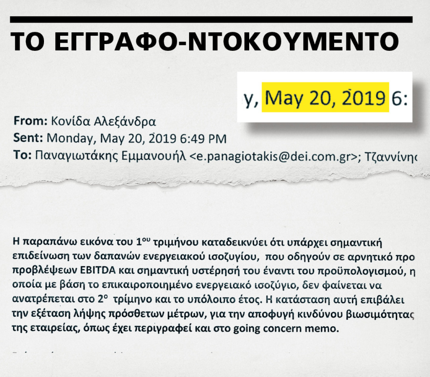 Έγγραφο-ντοκουμέντο για τη χρεοκοπία της ΔΕΗ: Οι «εκλεκτοί» του ΣΥΡΙΖΑ ήξεραν και δεν έκαναν τίποτα