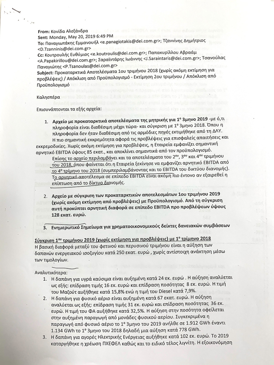 Έγγραφο-ντοκουμέντο για τη χρεοκοπία της ΔΕΗ: Οι «εκλεκτοί» του ΣΥΡΙΖΑ ήξεραν και δεν έκαναν τίποτα