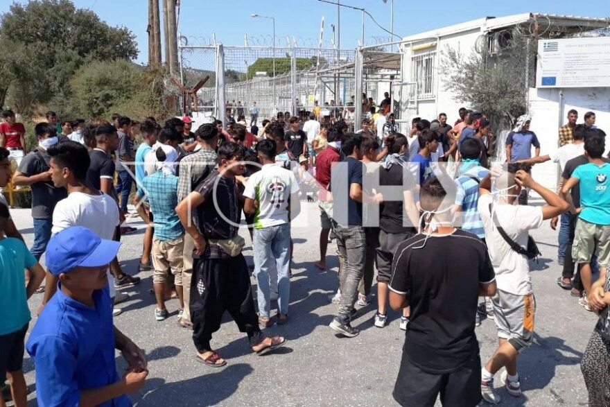 Επεισόδια στη Μόρια – Εξεγέρθηκαν ασυνόδευτα προσφυγόπουλα