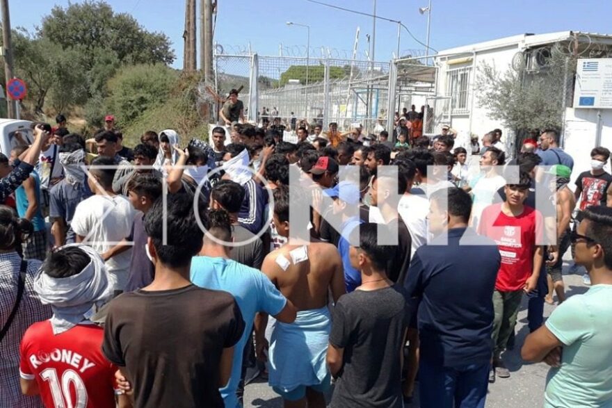 Επεισόδια στη Μόρια – Εξεγέρθηκαν ασυνόδευτα προσφυγόπουλα