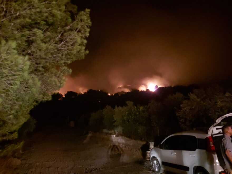 Φωτιά στη Νέα Μάκρη: Σε ύφεση το μέτωπο - Υπόνοιες για εμπρησμό