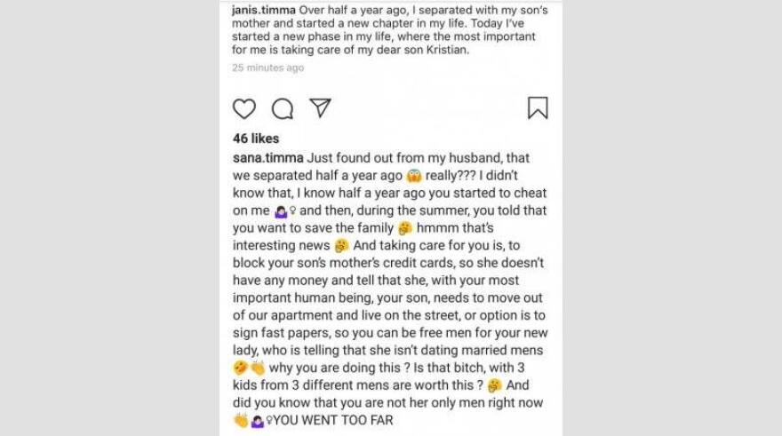 Euroleague: Φοβερό «ξεκατίνιασμα» του πρώην ερυθρόλευκου Γιάνις Τίμα με τη γυναίκα του στο Instagram