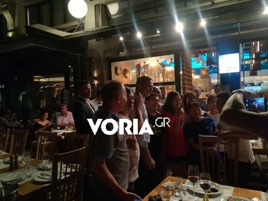 Το δείπνο του Μητσοτάκη με την Μαρέβα στο κέντρο της Θεσσαλονίκης