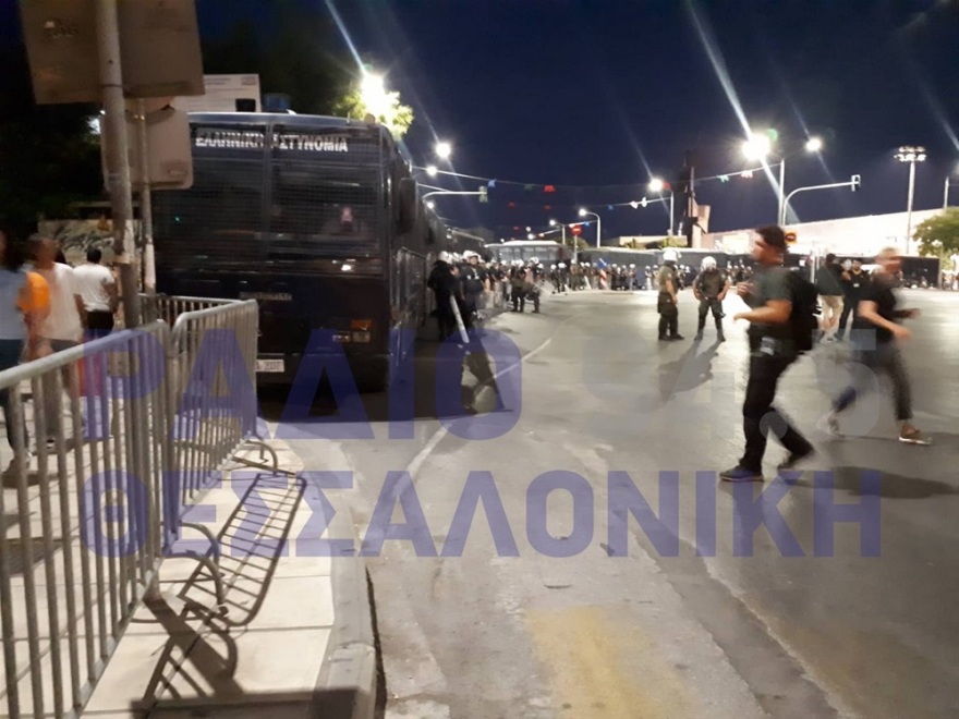 ΔΕΘ 2019: Ισχυρές αστυνομικές δυνάμεις έξω από το ΑΠΘ - Βίντεο και φωτογραφίες