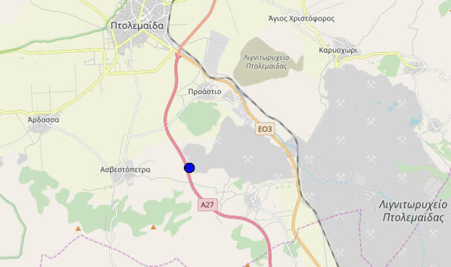 Σεισμός 3,1 Ρίχτερ στην Κοζάνη 