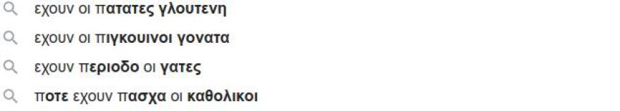 Google: Αυτά ψάχνουν οι Έλληνες: «Πώς γίνονται τα παιδιά», «πώς θα καψουρέψω έναν Υδροχόο», «γιατί φεύγουν οι άντρες»!