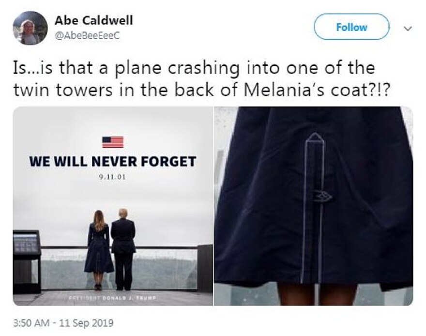 Μπέρδεψε τους Αμερικανούς το παλτό που φόρεσε η Μελάνια την 11η Σεπτεμβρίου