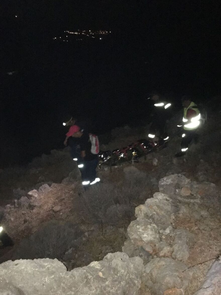 Κρήτη: Φωτογραφίες από την διάσωση της Γαλλίδας στην Κάτω Ζάκρο