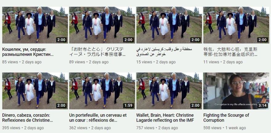 Το ΔΝΤ αποχαιρετά με βίντεο την Κριστίν Λαγκάρντ