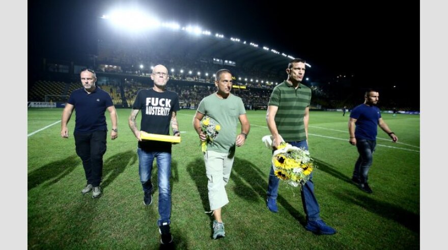 Super League 1, ΑΡΗΣ-Παναθηναϊκός: Στεφάνι της Θύρας 13 στη μνήμη του Κουκ