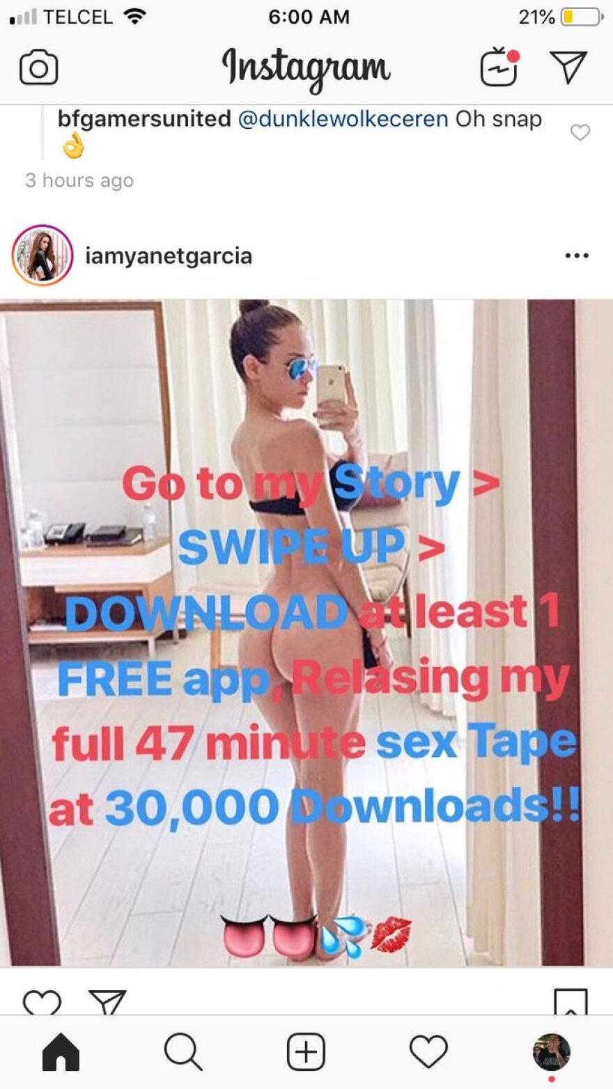 Μεξικό: Το «καυτό κορίτσι» του καιρού έπεσε θύμα χάκερ με «sex tape» στο Instagram