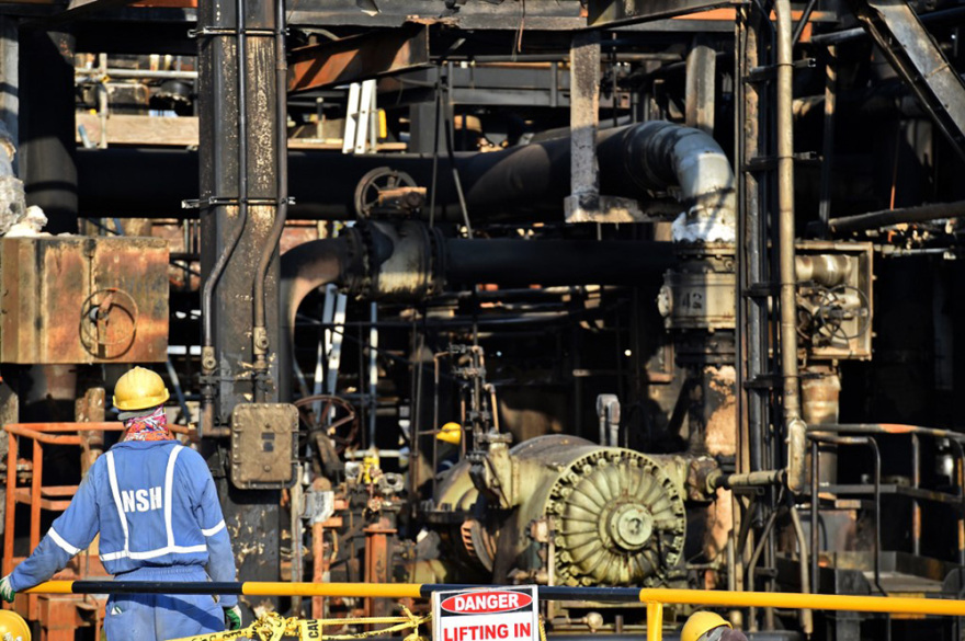 Σαουδική Αραβία: Αυτοψία στις κατεστραμμένες εγκαταστάσεις της Aramco