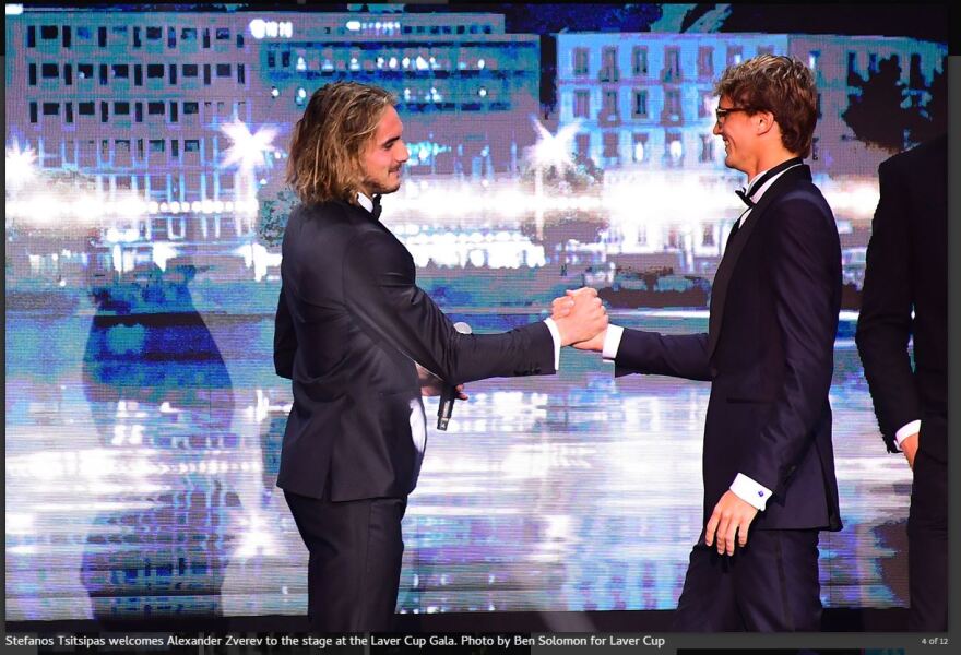 Ο Τσιτσιπάς έβγαλε selfie με Φέντερερ, Ναδάλ και Μπιόρν Μποργκ