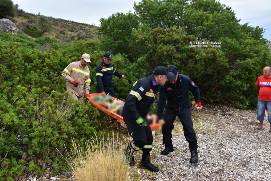 Ναύπλιο: «Βουτιά θανάτου» για οδηγό που έπεσε με το αυτοκίνητό του σε γκρεμό