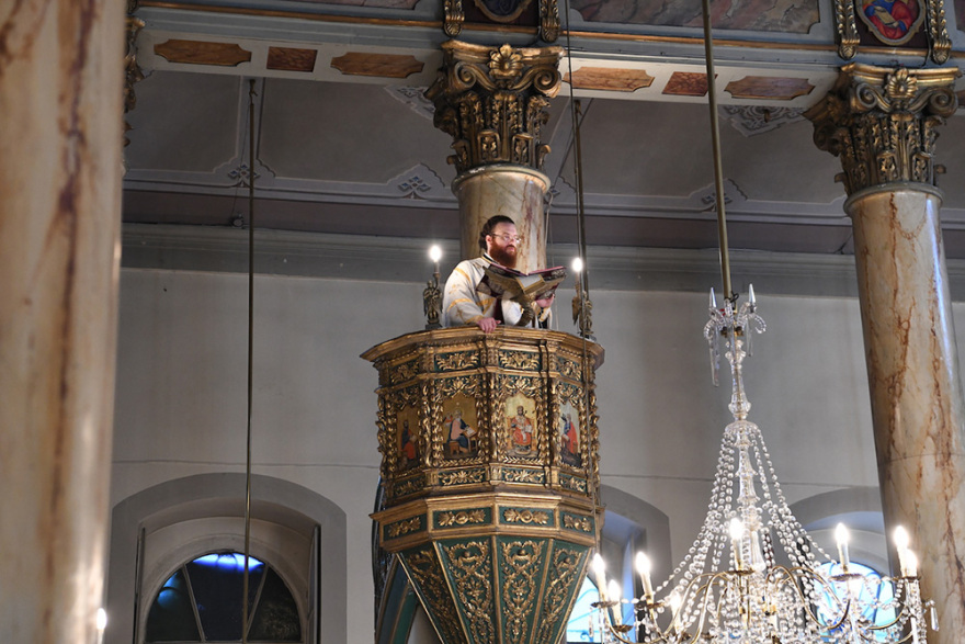 Ο Οικουμενικός Πατριάρχης στον Άγιο Φωκά Μεσαχώρου