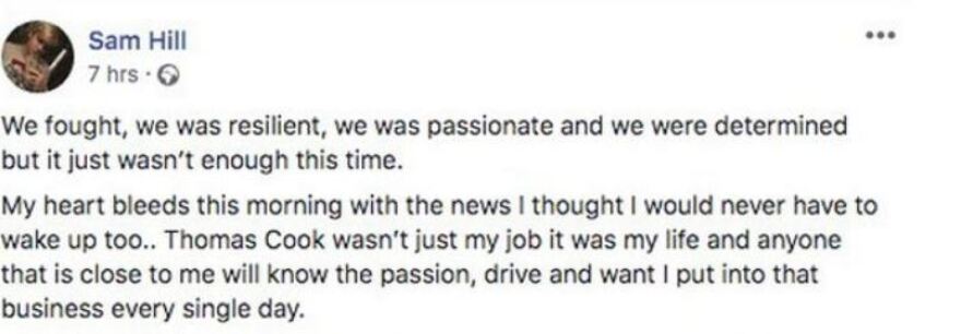 Thomas Cook: «Δεν μπορούμε να το πιστέψουμε, είμαστε διαλυμένοι» - Το «αντίο» των εργαζομένων